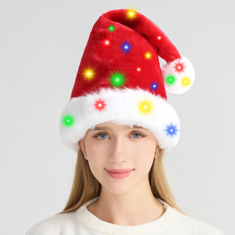 Christmas hat LED light plush  - Santa Hat Plush 리뷰 및 가격