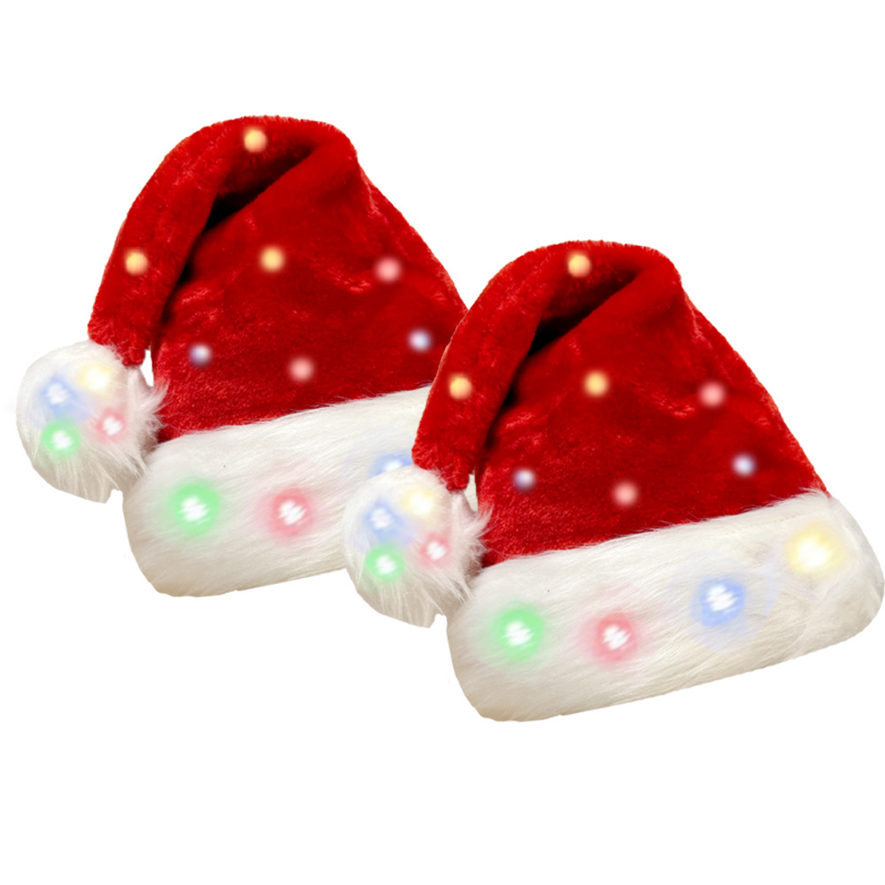 Christmas hat LED light plush  - Santa Hat Plush 리뷰 및 가격
