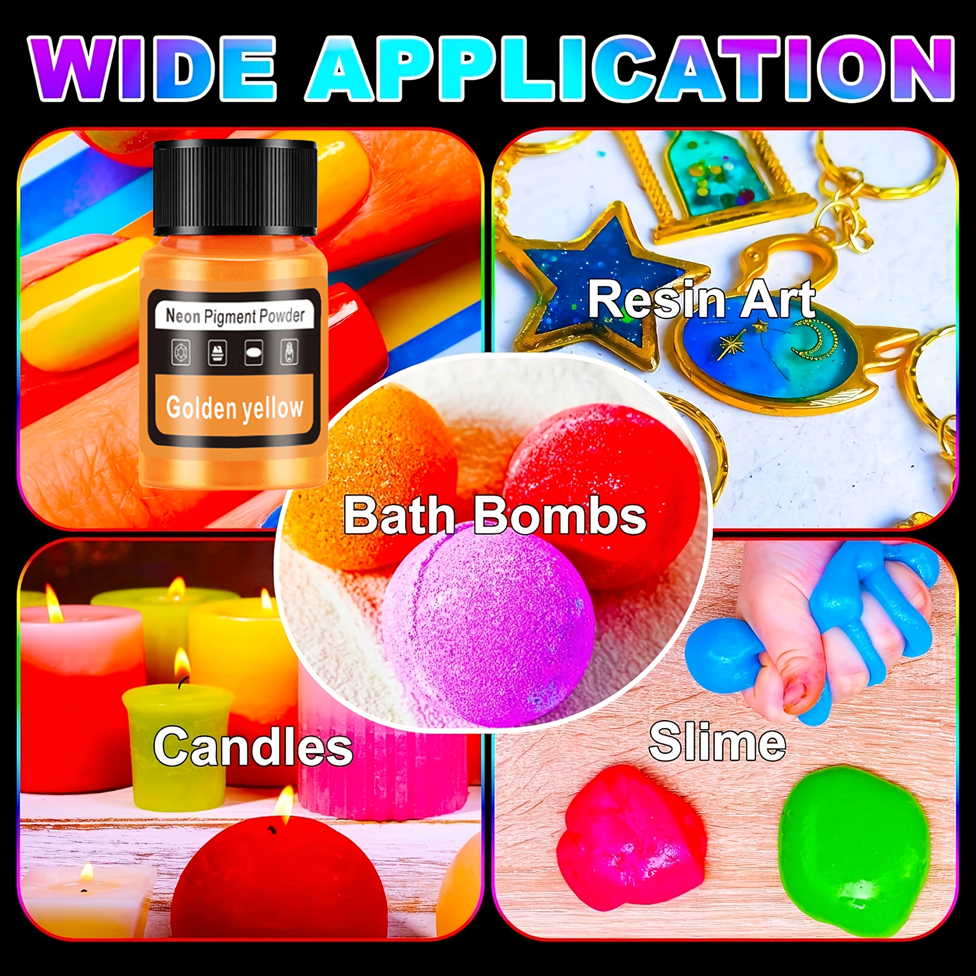 Fluorescent Powder/Neon Resin  - Holiday Candle Set 리뷰 및 가격